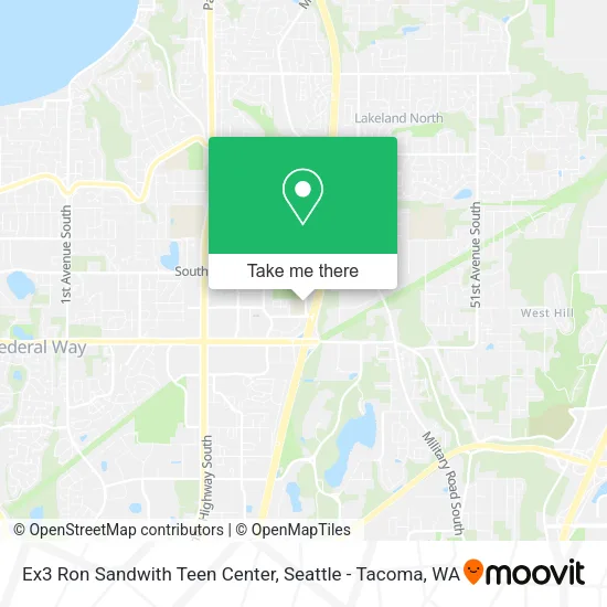 Mapa de Ex3 Ron Sandwith Teen Center