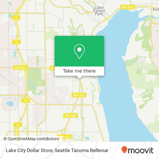 Lake City Dollar Store map
