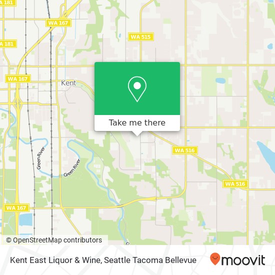 Kent East Liquor & Wine map