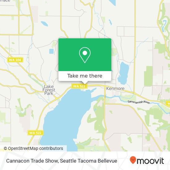 Mapa de Cannacon Trade Show