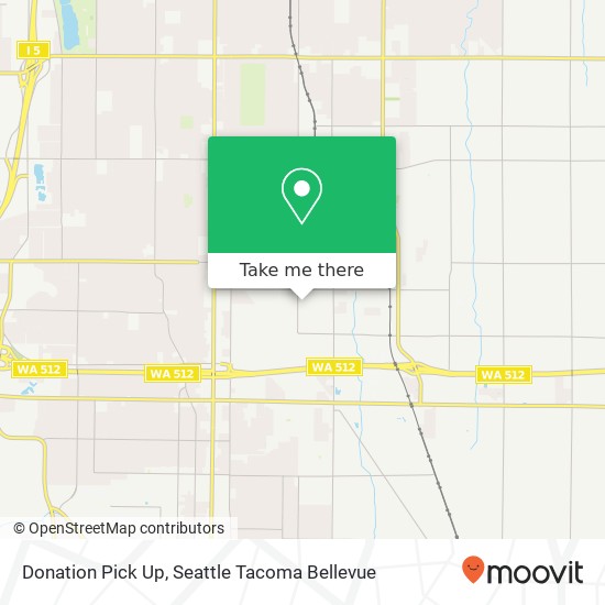Donation Pick Up map