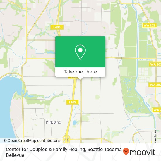 Center for Couples & Family Healing map