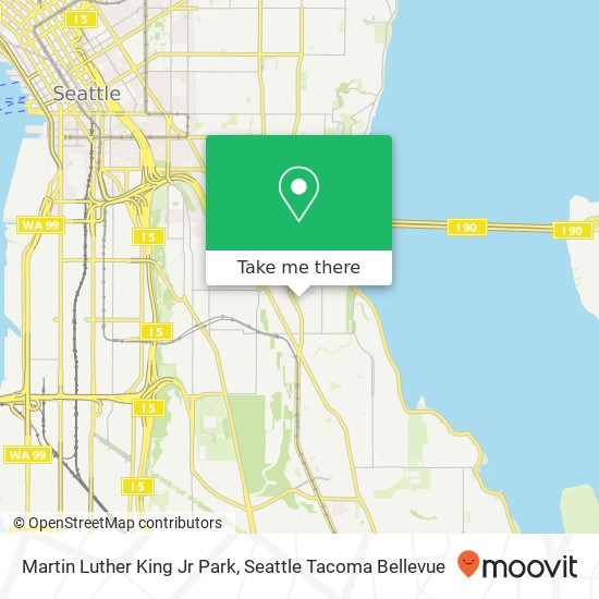 Martin Luther King Jr Park map