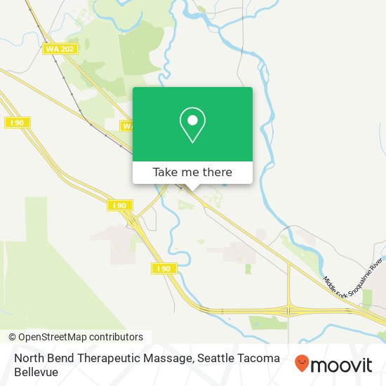 Mapa de North Bend Therapeutic Massage