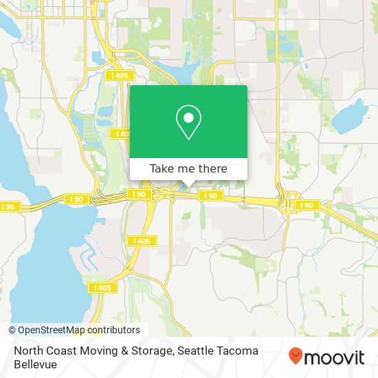 Mapa de North Coast Moving & Storage