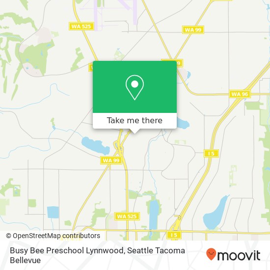 Busy Bee Preschool Lynnwood map