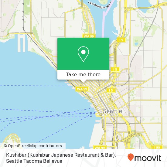 Mapa de Kushibar (Kushibar Japanese Restaurant & Bar)