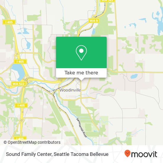 Mapa de Sound Family Center