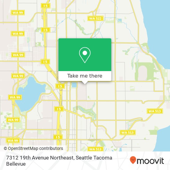 Mapa de 7312 19th Avenue Northeast