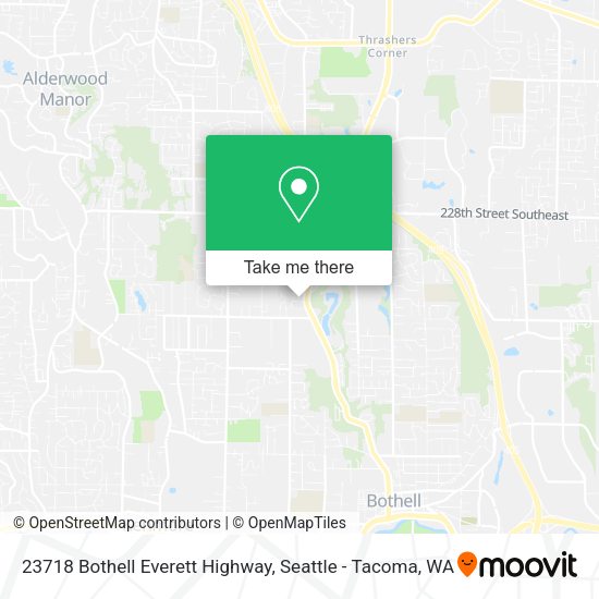 23718 Bothell Everett Highway map