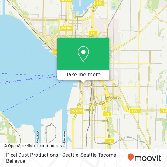 Pixel Dust Productions - Seattle map