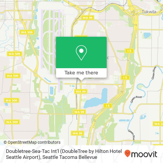 Mapa de Doubletree-Sea-Tac Int'l (DoubleTree by Hilton Hotel Seattle Airport)