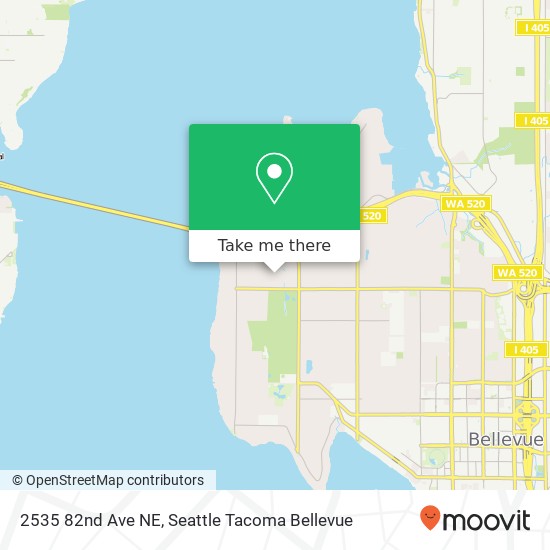 Mapa de 2535 82nd Ave NE