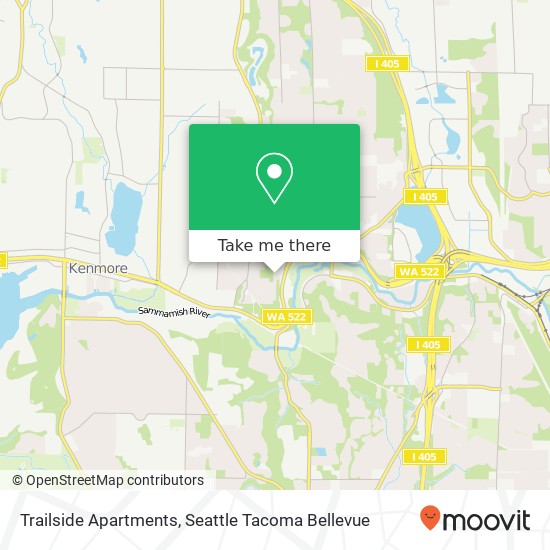 Mapa de Trailside Apartments