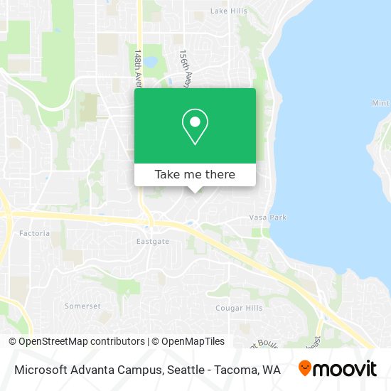 Microsoft Advanta Campus map