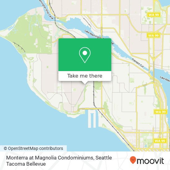 Mapa de Monterra at Magnolia Condominiums