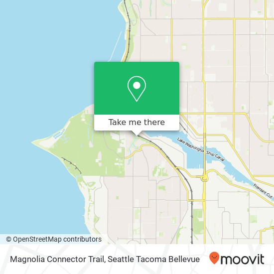Mapa de Magnolia Connector Trail