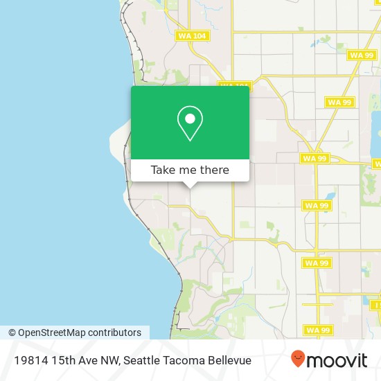 19814 15th Ave NW map