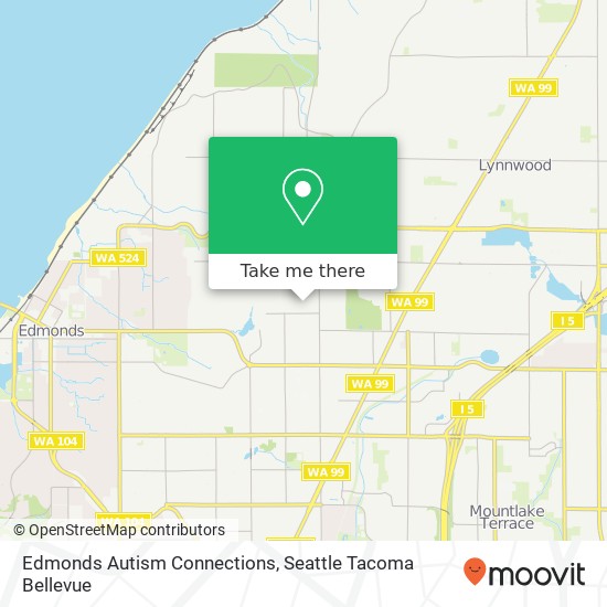 Mapa de Edmonds Autism Connections