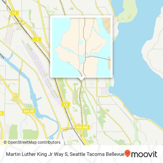 Martin Luther King Jr Way S map