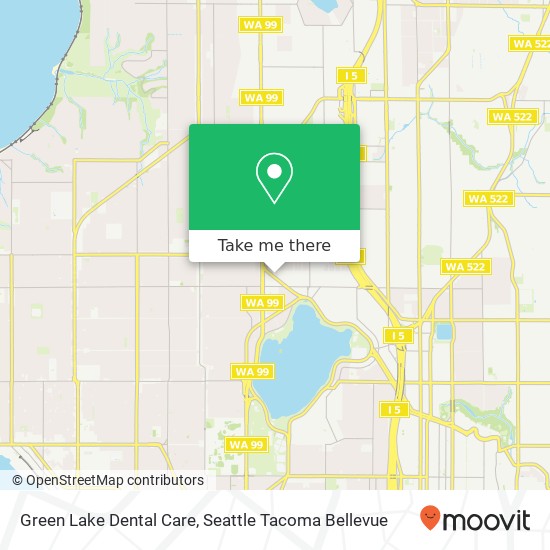 Green Lake Dental Care map