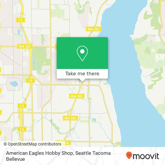 American Eagles Hobby Shop map