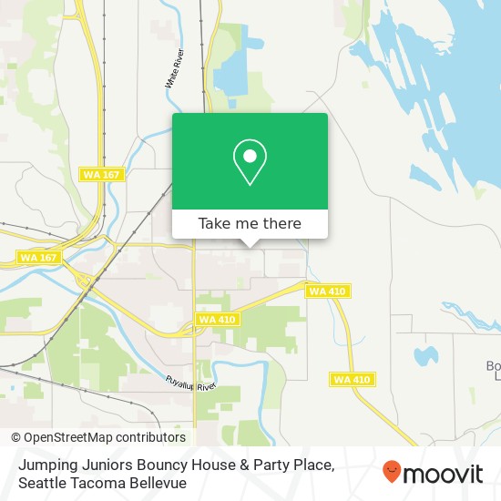 Mapa de Jumping Juniors Bouncy House & Party Place