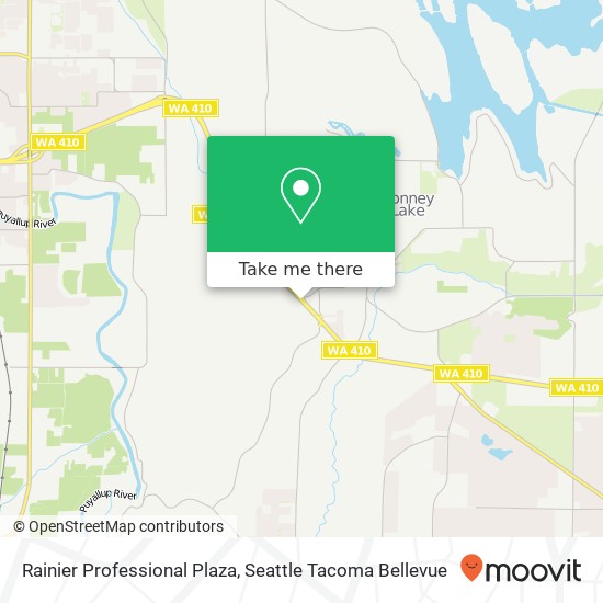Rainier Professional Plaza map