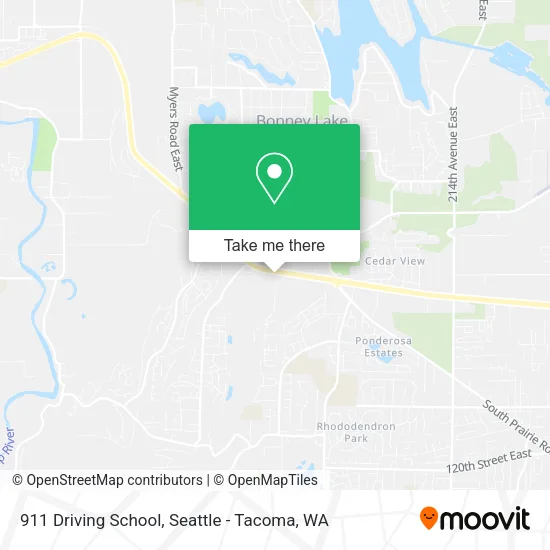 911 Driving School map