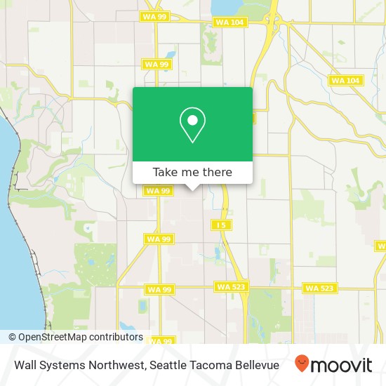 Wall Systems Northwest map