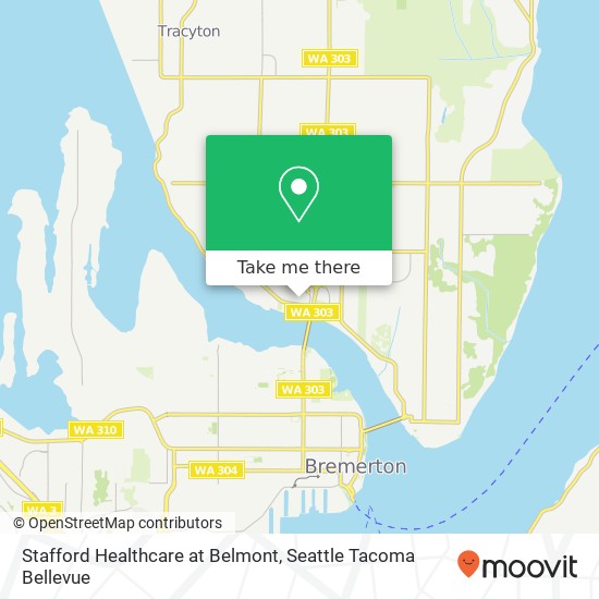 Stafford Healthcare at Belmont map