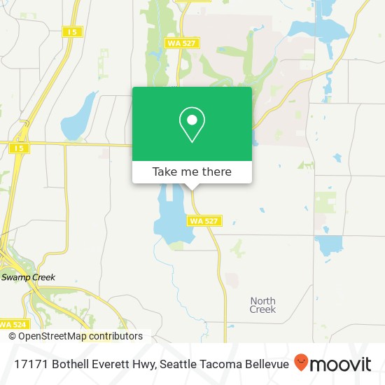 Mapa de 17171 Bothell Everett Hwy