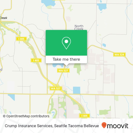 Crump Insurance Services map