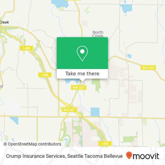 Mapa de Crump Insurance Services