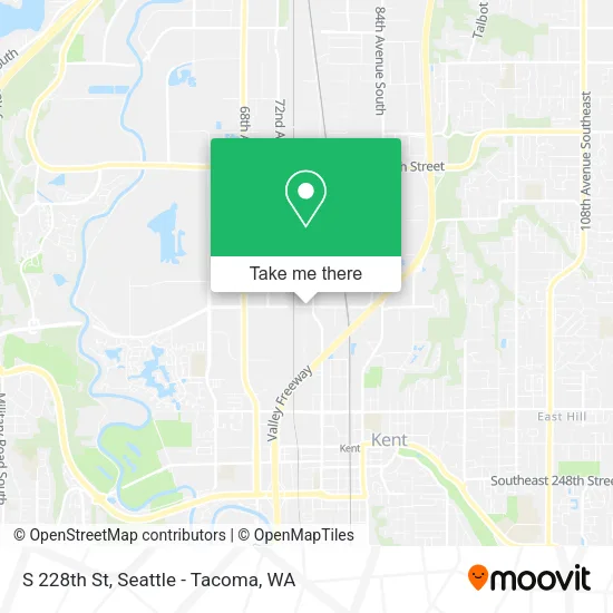 S 228th St map