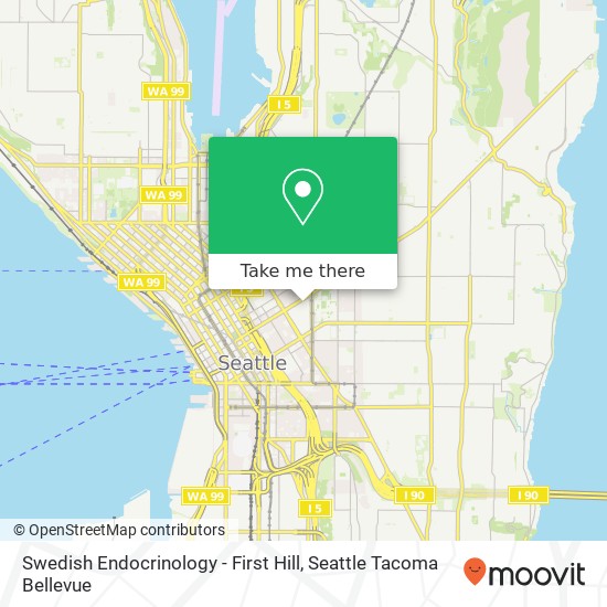 Mapa de Swedish Endocrinology - First Hill