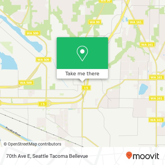 70th Ave E map