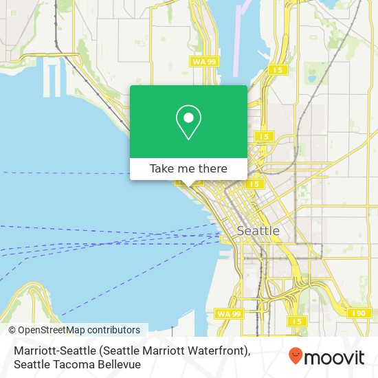 Mapa de Marriott-Seattle (Seattle Marriott Waterfront)