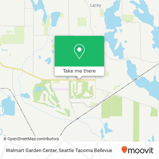 Mapa de Walmart Garden Center