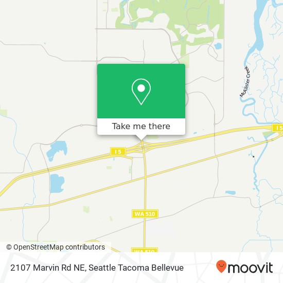 2107 Marvin Rd NE map