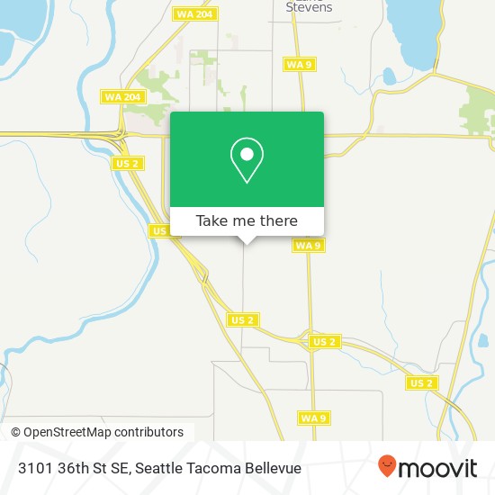 Mapa de 3101 36th St SE