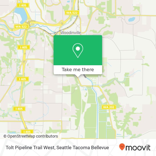 Mapa de Tolt Pipeline Trail West