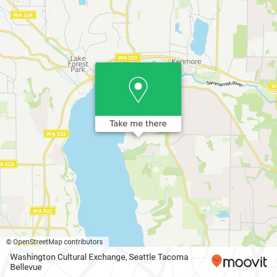 Washington Cultural Exchange map