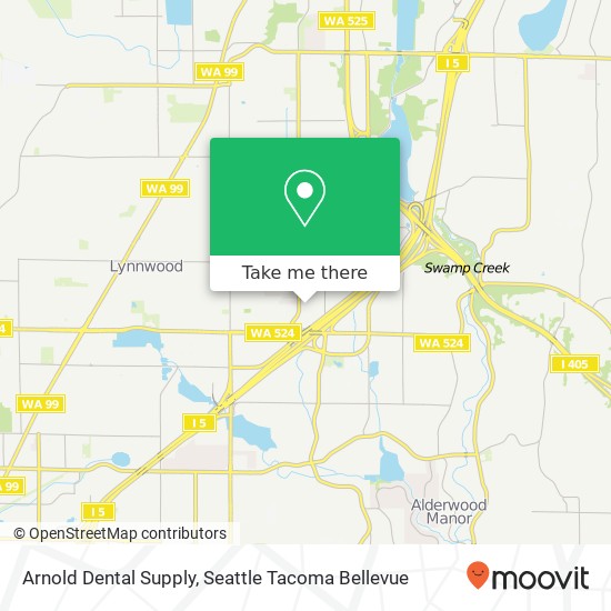 Mapa de Arnold Dental Supply