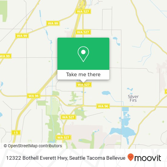 Mapa de 12322 Bothell Everett Hwy