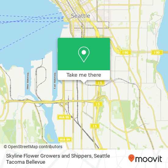 Skyline Flower Growers and Shippers map