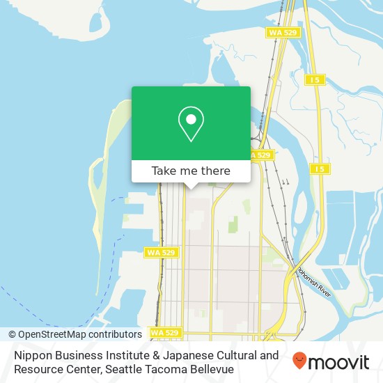 Mapa de Nippon Business Institute & Japanese Cultural and Resource Center