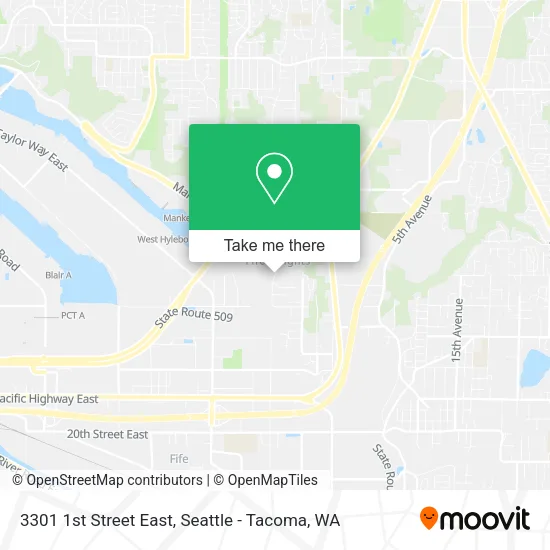 3301 1st Street East map