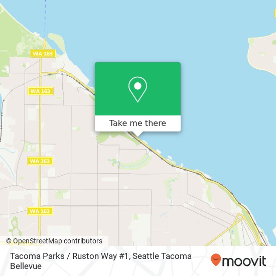 Tacoma Parks / Ruston Way #1 map