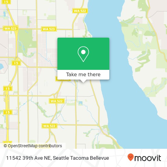 Mapa de 11542 39th Ave NE